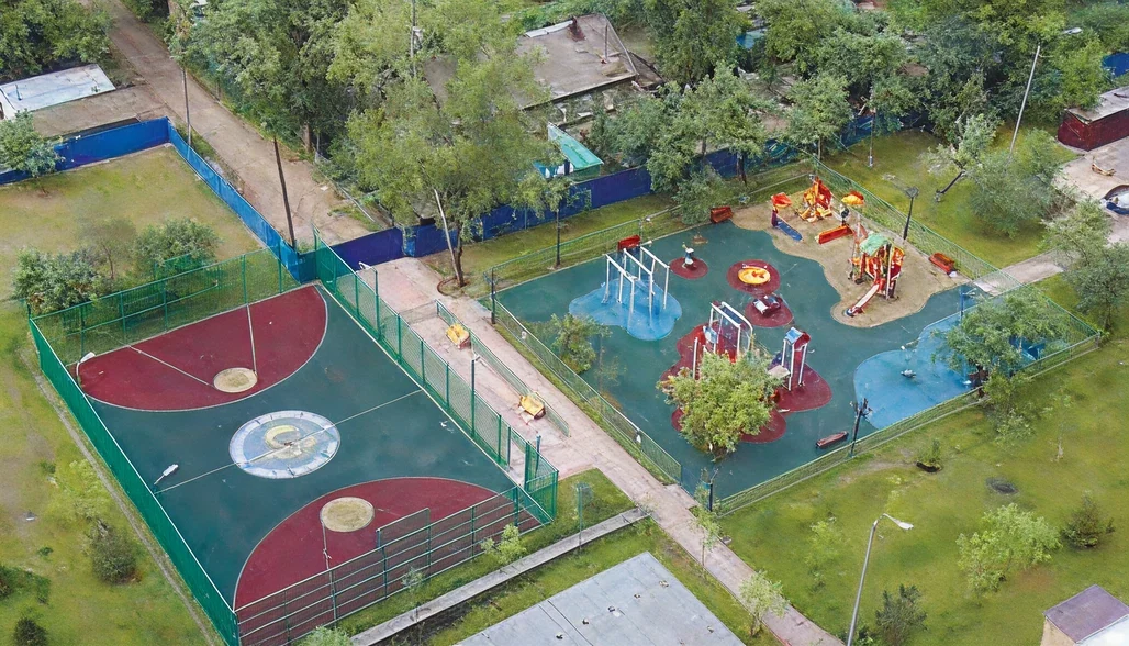Спортивная площадка по ул. Центральная, д. 6